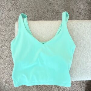Teal lululemon align tank size 4
